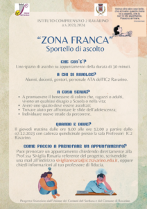 Locandina Sportello Ascolto Secondaria-IC2 Comprensivo.PROT